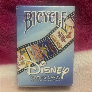 Rare Bicycle Disney Playing Cards film reel limited edition collectible